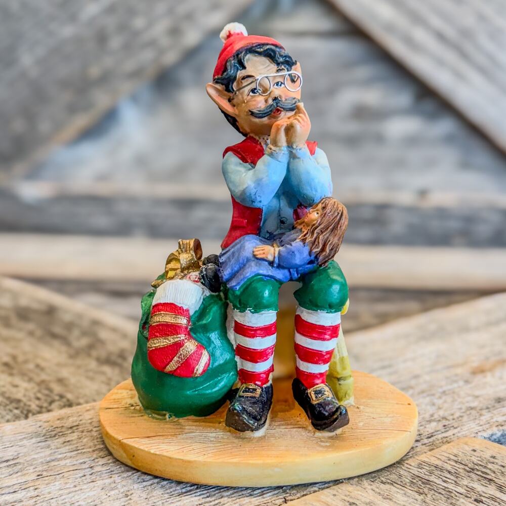Santa’s Helper Doll Maker Limited Edition Figurine-Christmas Decor-Holiday-4”H